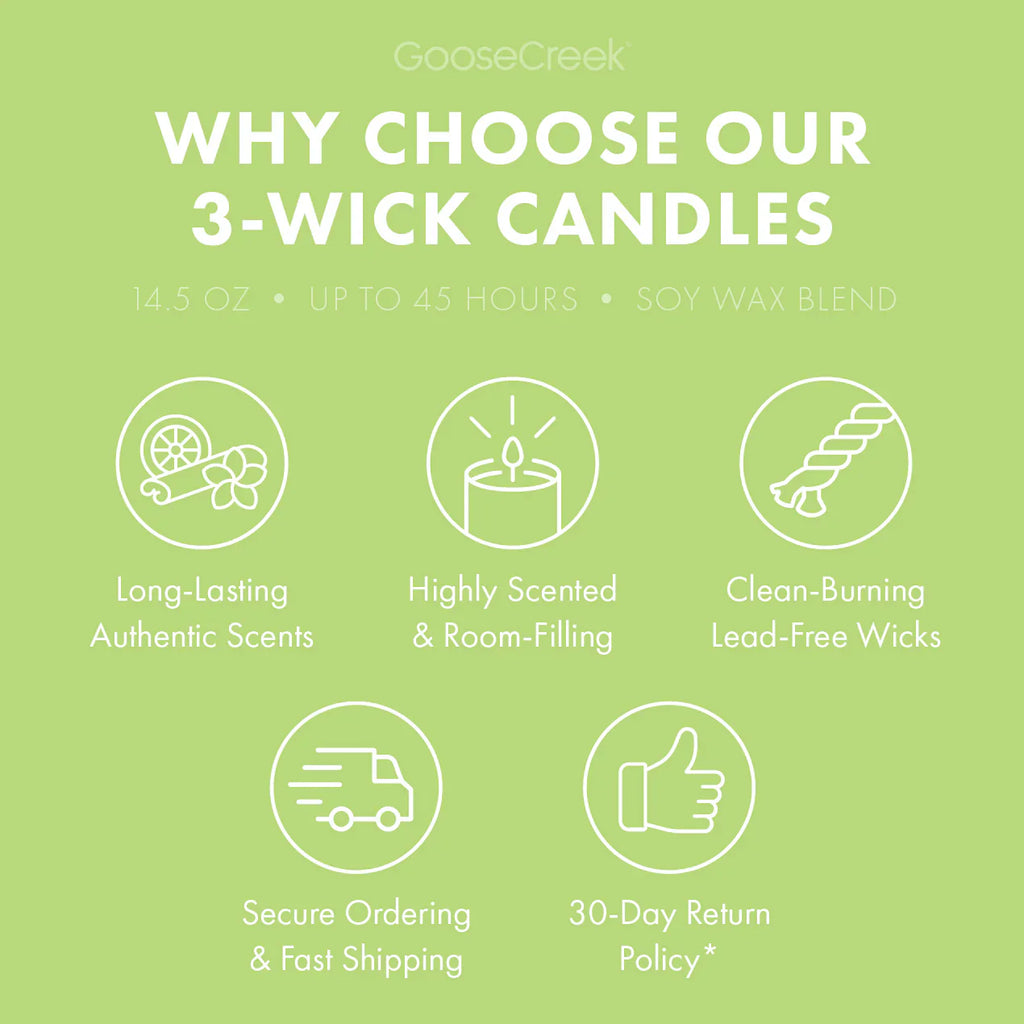 Wild Green Apple 3-Wick Candle