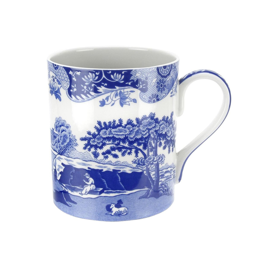 Large Spode Blue Italian Mug